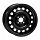 Диск ТЗСК Hyundai Solaris/Kia Rio 6 x 15 4*100 Et: 48 Dia: 54,1 черный