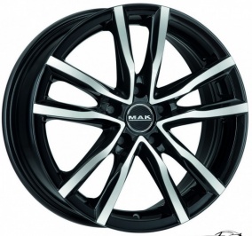 Диск MAK MILANO 7 x 18 5*114,3 Et: 40 Dia: 76 Black Mirror