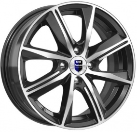 Диск K&K Арнар КС890 6 x 15 4*100 Et: 40 Dia: 67,1 алмаз чёрный