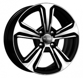 Диск K&K КС 777 6 x 15 4*100 Et: 46 Dia: 54,1 алмаз черный