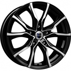Диск K&K Твист 7,5 x 17 5*108 Et: 50 Dia: 63,35 алмаз черный