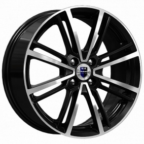 Диск K&K Эрфурт 7 x 17 5*114,3 Et: 48,5 Dia: 67,1 алмаз чёрный