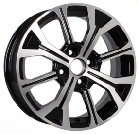 Диск K&K КС945 6 x 15 4*100 Et: 50 Dia: 60,1 Алмаз черный