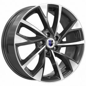 Диск K&K Роквуд 7x17 5*114,3 Et:45 Dia:60,1 Алмаз черный