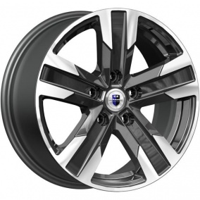 Диск K&K Висмут 7x16 5*110 Et:39 Dia:65,1 алмаз чёрный