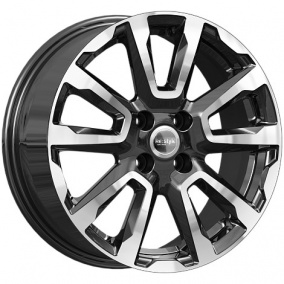Диск K&K КС1026 6,5x16 4*100 Et:46 Dia:54,1 алмаз чёрный