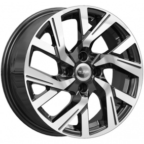 Диск K&K КС1030 6x15 4*100 Et:40 Dia:60,1 алмаз чёрный