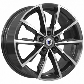 Диск K&K Меренге 7,5x17 5*112 Et:45 Dia:66,6 алмаз чёрный