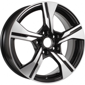Диск K&K KC1053 6,5x16 5*114,3 Et:45 Dia:60,1 алмаз чёрный