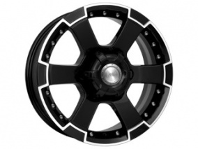 Диск K&K M56 7x16 6*139,7 Et:30 Dia:106,1 алмаз черный