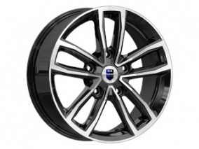 Диск K&K Каланг 6,5x17 5*114,3 Et:38 Dia:67,1 алмаз чёрный