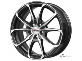 Диск iFree Такеши 6x16 4*100 Et:45 Dia:54,1 Блэк Джек
