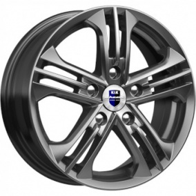 Диск K&K Trinity 6x15 5*108 Et:50 Dia:63,3 алмаз черный