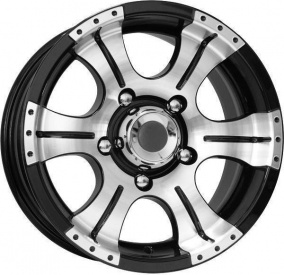 Диск K&K Байконур 7x15 6*139,7 Et:-5 Dia:110,1 алмаз черный