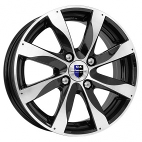 Диск K&K Джемини 6x15 4*100 Et:48 Dia:60,1 алмаз черный