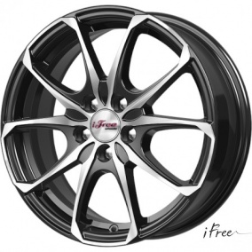 Диск iFree Такеши 6x16 5*112 Et:45 Dia:57,1 Блэк Джек
