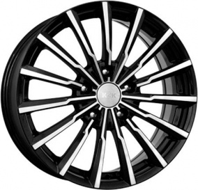 Диск K&K Акцент 7x17 5*100 Et:48 Dia:56,1 алмаз чёрный