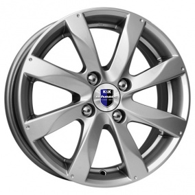 Диск K&K Джемини 6x15 4*100 Et:39 Dia:56,6 дарк платинум