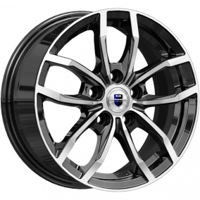 Диск K&K Фрост 6,5x15 5*112 Et:50 Dia:57,1 алмаз чёрный
