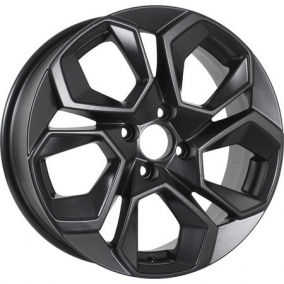 Диск KDW KD1620 6,5x16 5*112 Et:45 Dia:57,1 Matt Black Painted