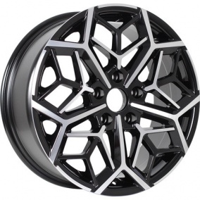 Диск KDW KD1710 7x17 5*108 Et:50 Dia:63,3 Black Front Polished