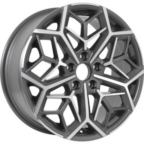 Диск KDW KD1710 7x17 5*114,3 Et:50 Dia:66,1 Grey Front Polished