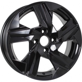 Диск KDW KD1520 6x15 4*100 Et:46 Dia:60,1 Black Painted