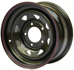 Диск Off-Road-Wheels Black mat 8x16 5*139,7 Et:-25 Dia:110,1 Черный матовый