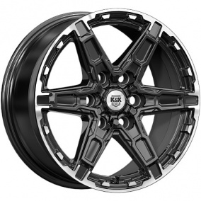Диск K&K Дистрикт 8x18 6*139,7 Et:50 Dia:95,1 чёрный бриллиант