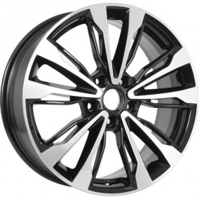 Диск KDW KD1830 7x18 5*108 Et:33 Dia:60,1 Black Front Polished