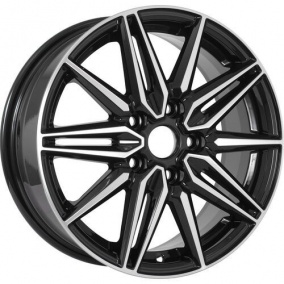 Диск KDW KD1670 6,5x16 5*114,3 Et:45 Dia:67,1 Black Front Polished