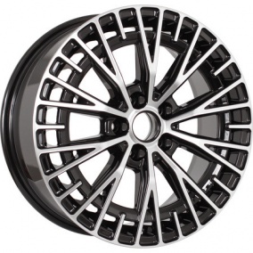 Диск KDW KD1730 7x17 5*112 Et:45 Dia:57,1 Black Front Polished