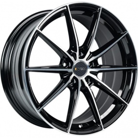 Диск INCH FA8533 8x18 5*112 Et:40 Dia:66,6 Gloss Black Machined Face