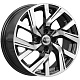 Диск K&K КС1030 6x15 4*100 Et:40 Dia:60,1 алмаз чёрный